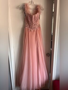 NWT Alyce Paris French Pink Formal Prom Gown – Size 2 – Style 61328
